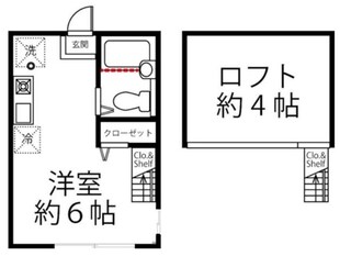 ハーミットクラブハウス栗田谷の物件間取画像